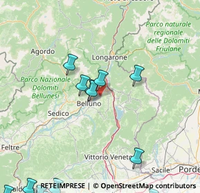 Mappa Loc, 32100 Belluno BL, Italia (25.91667)