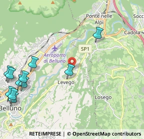 Mappa Loc, 32100 Belluno BL, Italia (2.91091)