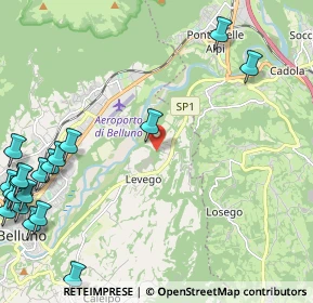 Mappa Loc, 32100 Belluno BL, Italia (3.29105)