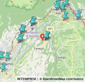 Mappa Loc, 32100 Belluno BL, Italia (2.73895)