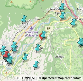 Mappa Loc, 32100 Belluno BL, Italia (3.0675)