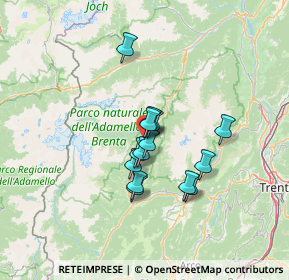 Mappa Via Pineta, 38086 Pinzolo TN, Italia (9.515)