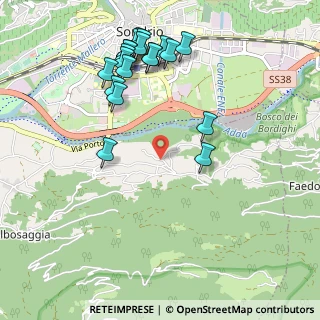Mappa Via Cà Berardi, 23010 Albosaggia SO, Italia (1.127)