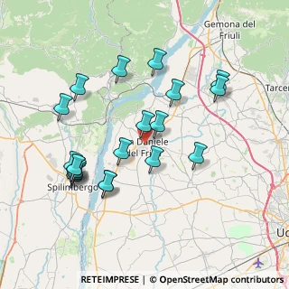 Mappa Via Udine, 33038 San Daniele del Friuli UD, Italia (7.591)
