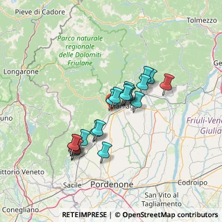 Mappa Via Marciano Ciotti, 33086 Montereale Valcellina PN, Italia (10.76526)