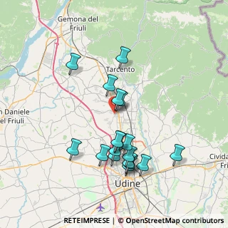 Mappa Via Alessandro Manzoni, 33019 Tricesimo UD, Italia (7.11333)