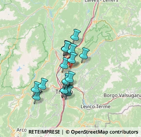 Mappa 38030 Giovo TN, Italia (9.95235)