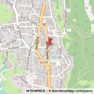 Mappa Corso Trento, 47, 38086 Pinzolo, Trento (Trentino-Alto Adige)