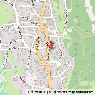 Mappa Corso Trento, 55, 38086 Pinzolo, Trento (Trentino-Alto Adige)