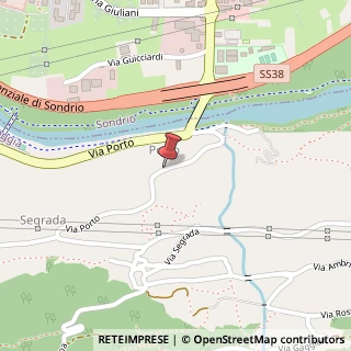 Mappa Via Porto, 19, 23010 Albosaggia, Sondrio (Lombardia)