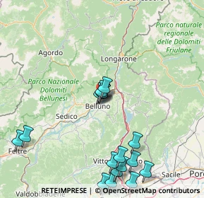 Mappa Via Vecellio, 32100 Belluno BL, Italia (18.67882)
