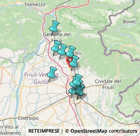 Mappa Via J. F. Kennedy, 33019 Tricesimo UD, Italia (9.935)