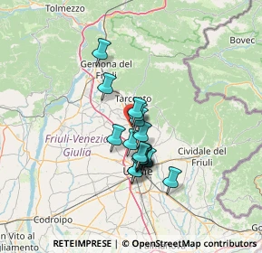Mappa Via J. F. Kennedy, 33019 Tricesimo UD, Italia (9.39176)