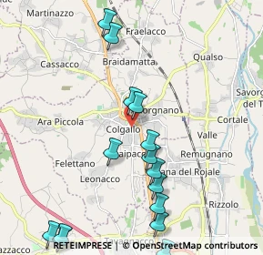 Mappa Via J. F. Kennedy, 33019 Tricesimo UD, Italia (2.428)