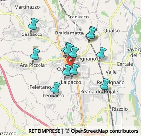 Mappa Via J. F. Kennedy, 33019 Tricesimo UD, Italia (1.41)