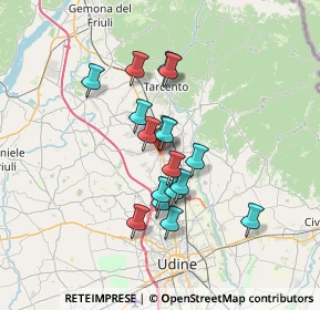 Mappa Via J. F. Kennedy, 33019 Tricesimo UD, Italia (5.35941)