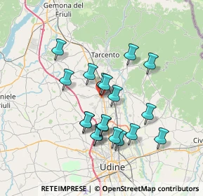 Mappa Via J. F. Kennedy, 33019 Tricesimo UD, Italia (6.16842)