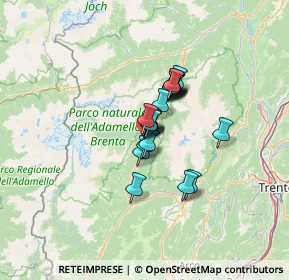 Mappa Via Miliani, 38086 Pinzolo TN, Italia (7.54)
