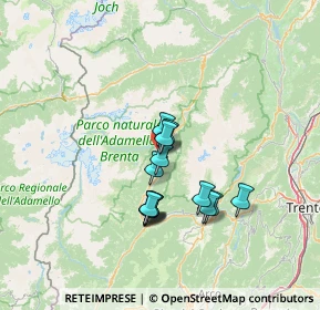Mappa Via Miliani, 38086 Pinzolo TN, Italia (10.49929)