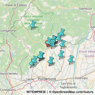Mappa Via Giulio Ponte, 33086 Montereale Valcellina PN, Italia (10.09632)