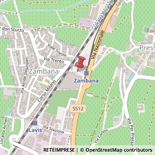 Mappa Via guetti don 5, 38015 Lavis, Trento (Trentino-Alto Adige)