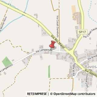 Mappa Via Lampertico, 17-a, 33040 Povoletto, Udine (Friuli-Venezia Giulia)