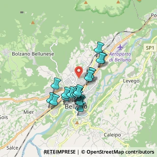 Mappa Via Mur di Cadola, 32014 Ponte nelle Alpi BL, Italia (1.4125)