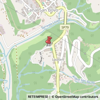 Mappa Via Nino Bixio, 3, 38050 Canal San Bovo, Trento (Trentino-Alto Adige)