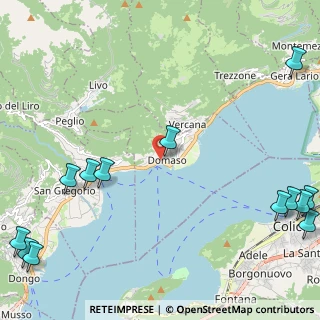 Mappa Via Sariolo, 22013 Domaso CO, Italia (3.40615)