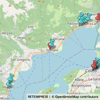 Mappa Via Sariolo, 22013 Domaso CO, Italia (3.71308)