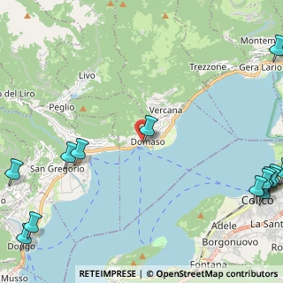 Mappa Via Sariolo, 22013 Domaso CO, Italia (3.64786)