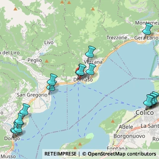 Mappa Via Sariolo, 22013 Domaso CO, Italia (3.02)