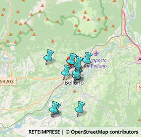 Mappa Via G, 32100 Belluno BL, Italia (2.53818)