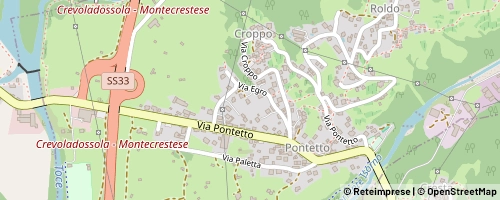 Mappa Montecrestese