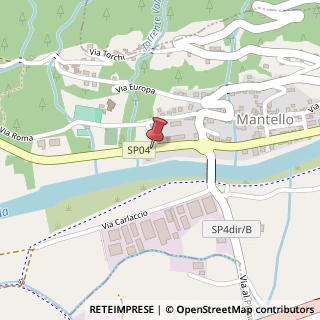 Mappa Via Valeriana, 12, 23016 Mantello, Sondrio (Lombardia)