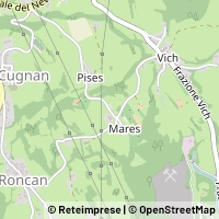Mapa Ponte nelle Alpi