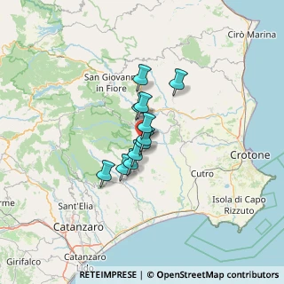 Mappa Via dell'Assunta, 88837 Petilia Policastro KR, Italia (8.49545)