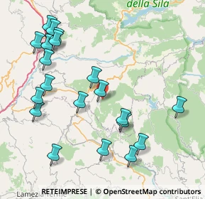 Mappa 87050 Bianchi CS, Italia (10.105)