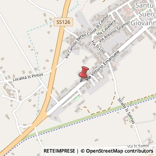 Mappa Via Vittorio Emanuele, 146, 09010 San Giovanni Suergiu, Carbonia-Iglesias (Sardegna)