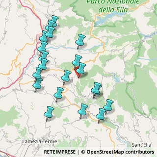 Mappa Piazza roma, 87050 Bianchi CS, Italia (8.984)
