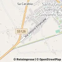 Mapa San Giovanni Suergiu