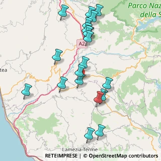 Mappa Contrada Pastini, 87050 Pedivigliano CS, Italia (9.3155)