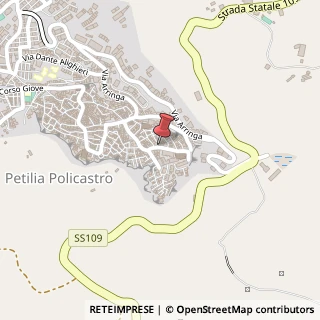 Mappa Piazza San Francesco, 14, 88837 Petilia Policastro, Crotone (Calabria)