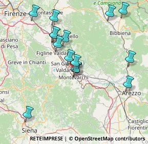 Mappa Via dell'Olmo, 52028 Terranuova Bracciolini AR, Italia (16.624)