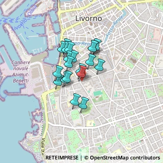 Mappa Corso Mazzini Giuseppe, 57126 Livorno LI, Italia (0.306)