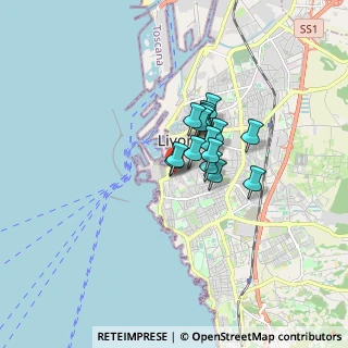 Mappa Via Carlo Bini, 57024 Livorno LI, Italia (0.99)