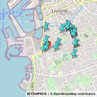 Mappa Via Carlo Bini, 57024 Livorno LI, Italia (0.4615)