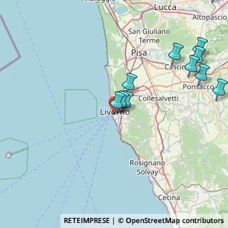 Mappa Via Carlo Bini, 57024 Livorno LI, Italia (24.964)
