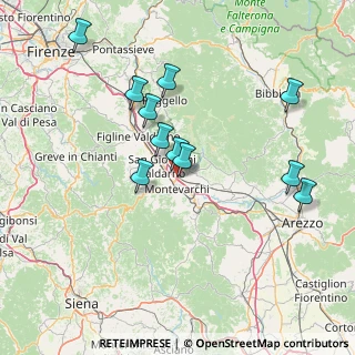 Mappa Via Ponte Mocarini, 52028 Terranuova Bracciolini AR, Italia (14.98545)