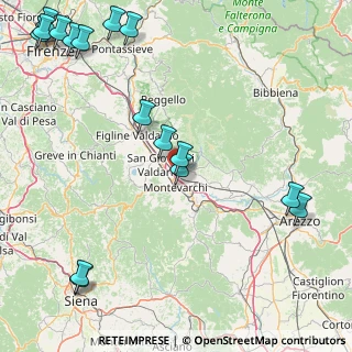 Mappa Via Ponte Mocarini, 52028 Terranuova Bracciolini AR, Italia (25.03938)